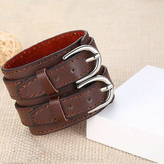XCJ0268 Vòng tay da thật phong cách hiện đại cho nam và nữ