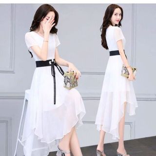 ĐẦM XÒE VOAN NƠ EO