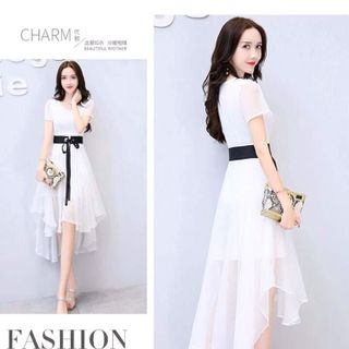 ĐẦM XÒE VOAN NƠ EO