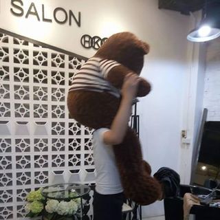Gấu Bông Teddy Khổ vải 16m cao 14m