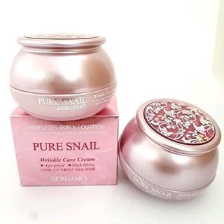 Kem dưỡng ẩm Bergamo Pure Snail Wrinkle Care Cream 50gr