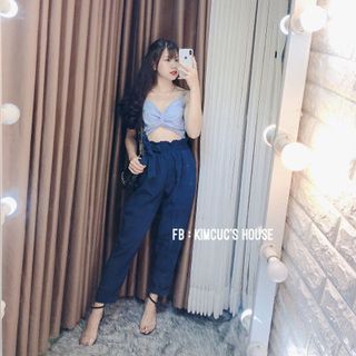 SET QUẦN BAGGY ÁO XOẮN BỤNG
