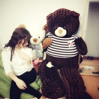 Gấu Bông Teddy Khổ vải 2m cao 18m