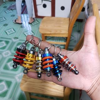 móc khóa mô hình phuộc xe