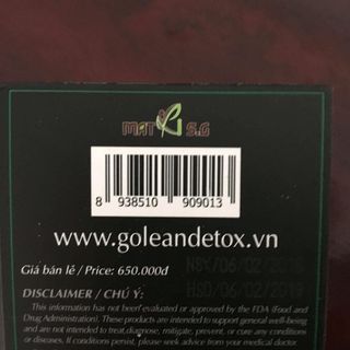 Golean Detox- giảm cân an toàn hiệu quả