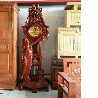Đồng hồ cây gỗ Hương mẫu DH004 giá sỉ