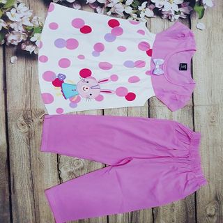 ĐỒ BỘ CHẤM BI BÉ GÁI SIZE ĐẠI