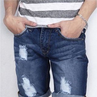 Quần Short Jean Nam
