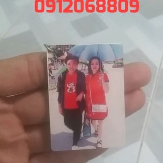 Móc khóa đồng hồ in hình