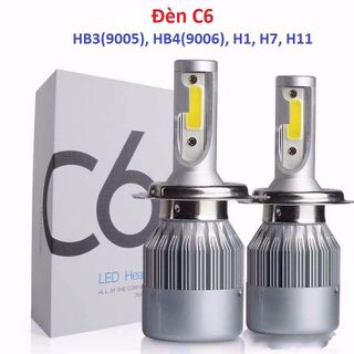 Bong Đèn led C6 chân H1-H7-H11-9005-9006- 01 bóng