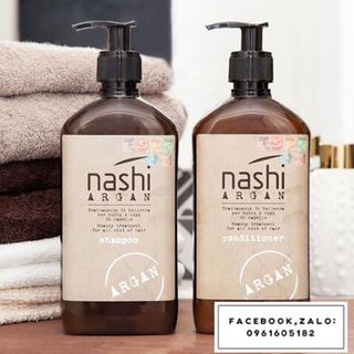 cặp gội xả nashi argan 500ml