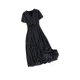 ĐẦM MAXI CHẤM BI TAY CON