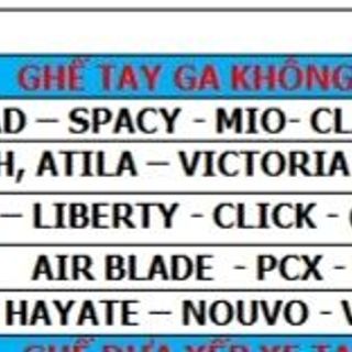 ghế xe ga không tựa