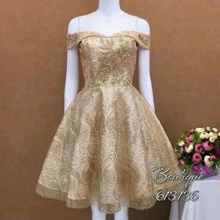 HÌNH THẬT ĐẦM XÒE KIM SA HOA THIÊU 3D KẾT CƯỜM