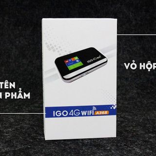 Bộ phát wifi 4G IGO - A368 có hỗ trợ Repeater