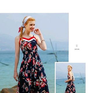 ĐẦM MAXI PHỐI THỔ CẨM