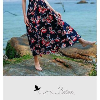 ĐẦM MAXI PHỐI THỔ CẨM