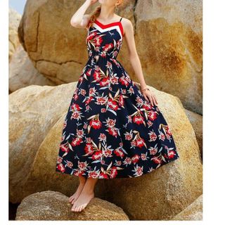 ĐẦM MAXI PHỐI THỔ CẨM