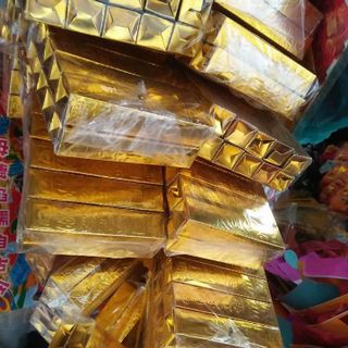 hàng mã vàng cục vàng khối 1 bao 10 thỏi vàng