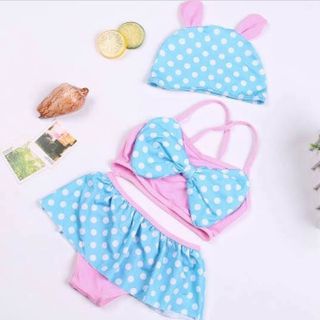 Bộ bơi kèm mũ free sz cho bé từ 8-15kg vừa