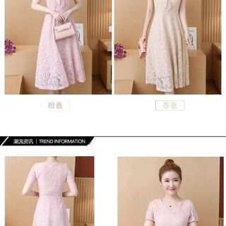ĐẦM REN XÒE KHOÉT VAI