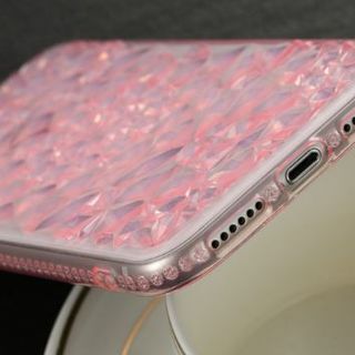 Ốp dẻo tinh thể kim cương 3D cho iphone