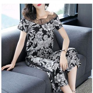 SÉT BỘ VOAN HOA PHỐI REN