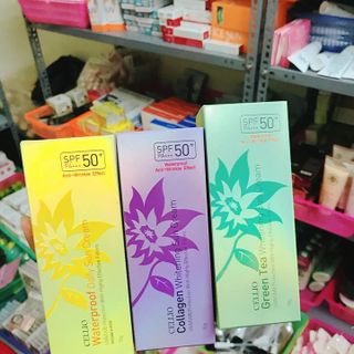 Kem chống nắng trắng da cellio spf 50pa