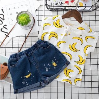 Set bộ chuối dâu tây
