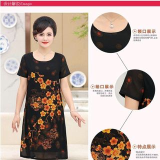 ĐẦM TRUNG NIÊN HOA VÀNG