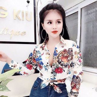 ÁO SƠ MI IN HỌA TIẾT giá sỉ