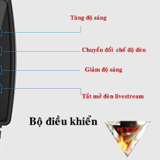 Giá đở livestream 3 trong 1 có led điều chỉnh ánh sáng