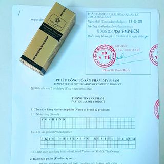SKIN WHITENING REFINE SERUM - Serum Trẻ Hoá Da - Mờ Nám YOSHINO