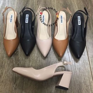 Giày sandan bít mũi 5 - 7cm