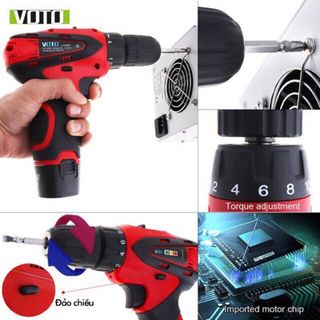 Khoan Sạc 12 VOTOv2 Tốc1 Pin