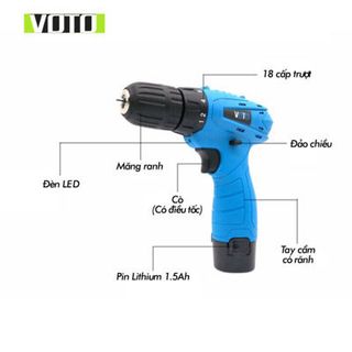 Khoan Sạc 12V VOTO2 Pin