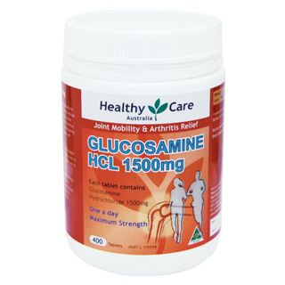 Glucosamine HCL 1500mg Healthy Care Hộp 400 Viên Của Úc