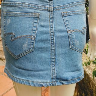 CHÂN VÁY JEAN NGẮN