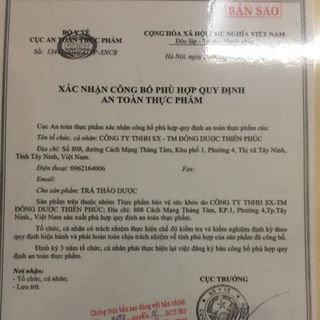 Trà túi lọc thảo dược giải độc giảm cân
