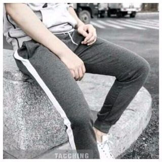 quần jogger thun 1 sọc