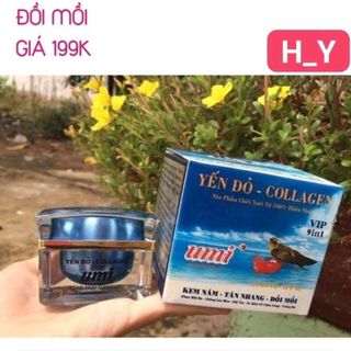 Kem Trị Nám - Tàn Nhang - Đồi Mồi Yến đỏ Collagen UMI 25g