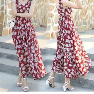 ĐẦM MAXI HOA DÁNG DÀI
