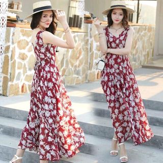 ĐẦM MAXI HOA DÁNG DÀI