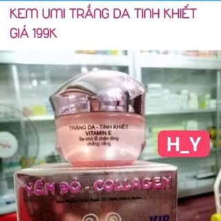 KEM UMI COLLAGEN VIP DƯỠNG TRẮNG DA- TINH KHIẾT- VITAMINE SE KHÍT LỖ CHÂN LÔNG- GIỮ ẨM- CHỐNG NẮNG