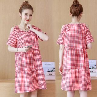 ĐẦM CARO FORM RỘNG 3 TẦNG - DT550