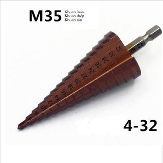 Bộ 2 mũi khoan tháp hss coban m35 khoan inox thép sắt nhôm tôn