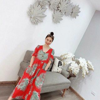 ĐẦM SUÔNG  RỘNG IN HOA D3057180 giá sỉ