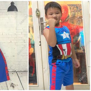Bộ Captain sát nách size 9-14 SAMKIDS