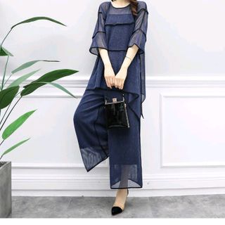 SÉT BỘ ỐNG RỘNG ÁO PHOM DÀI