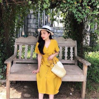 đầm thắt eo